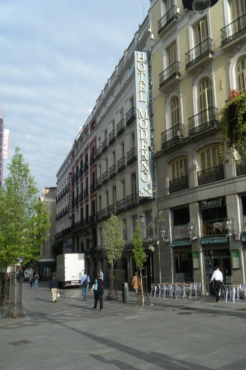 Hotel Moderno Puerta Del Sol Madri Exterior foto